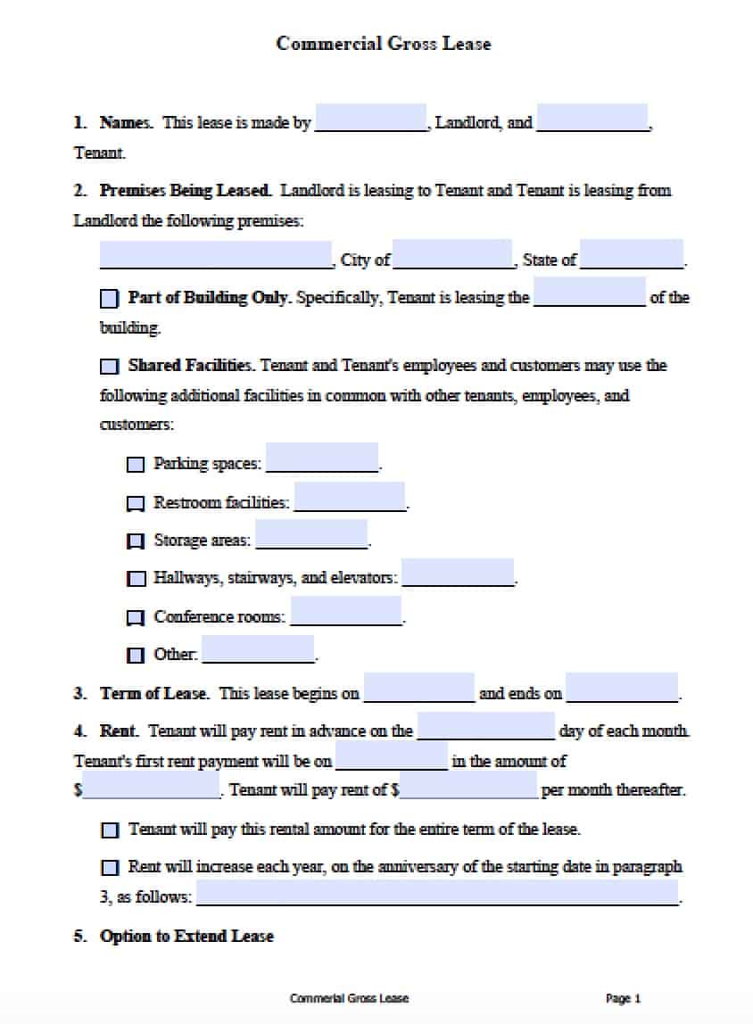 free printable rental lease agreement templates pdf word