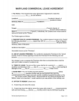 free maryland commercial lease agreement pdf ms word