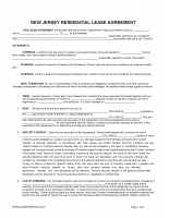 free new jersey residential lease agreement pdf ms word