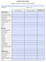 Free Florida Landlord-Tenant Move in Checklist | PDF