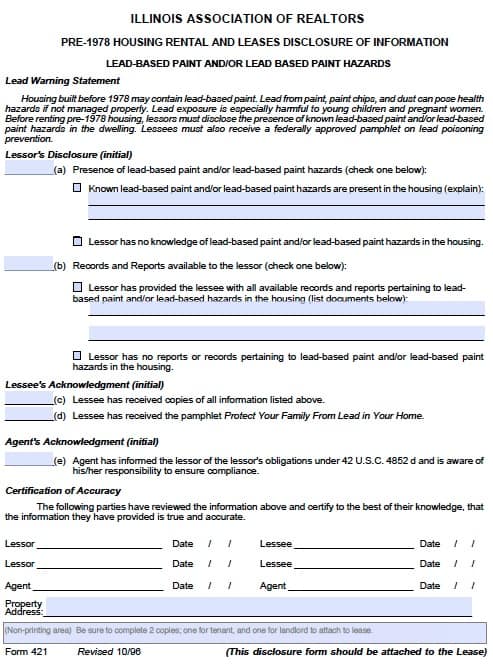 lease agreement illinois template