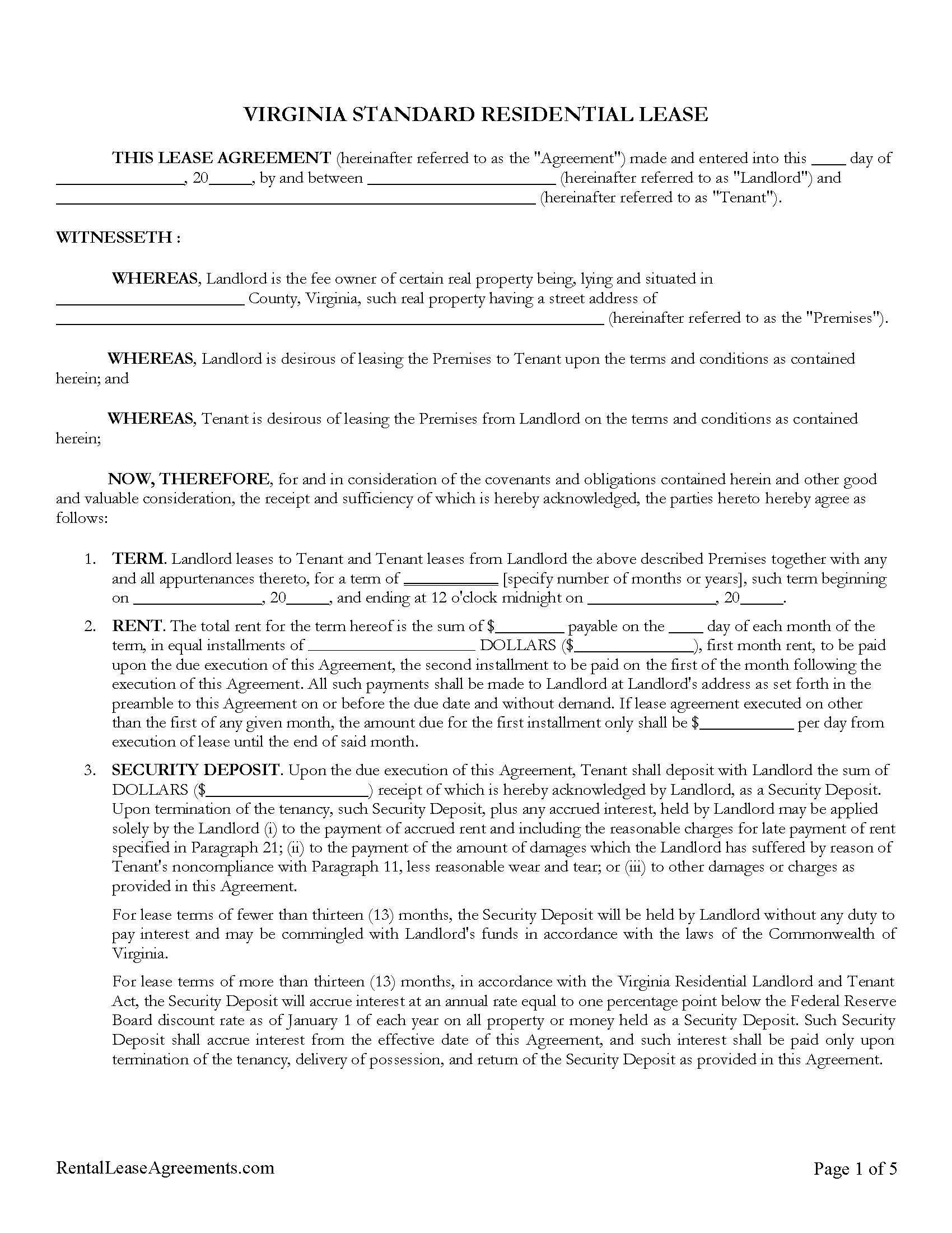 basic rental agreement in a word document for free printable basic