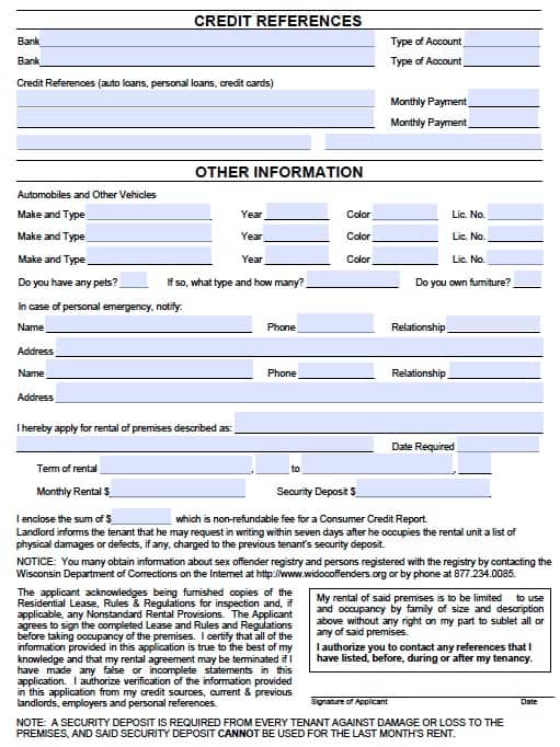 free-wisconsin-rental-application-form-pdf-template